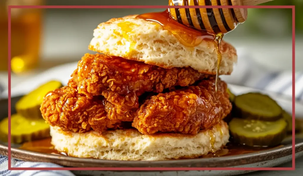 Hot Honey Chicken Biscuits