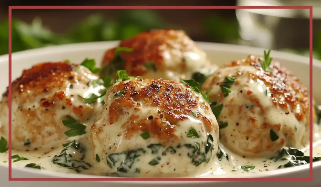 Chicken ricotta meatballs