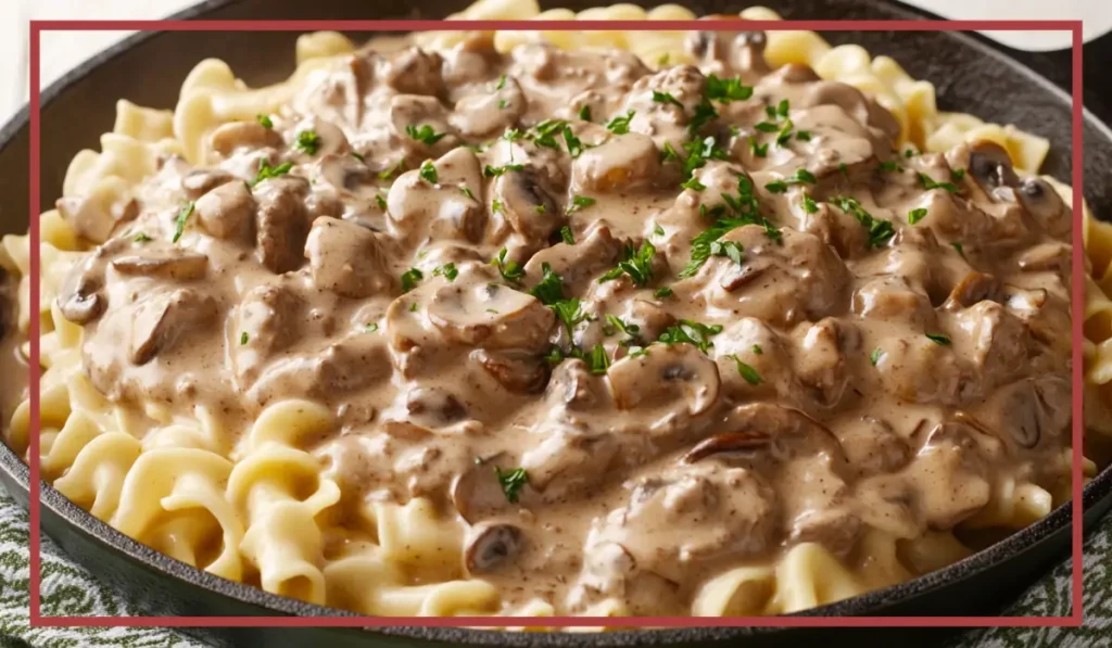 Hamburger Stroganoff Recipe