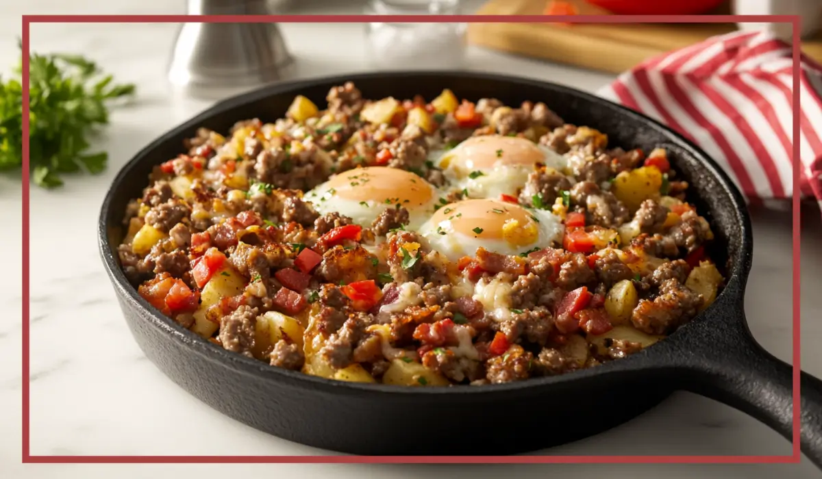 Simple Loaded Breakfast Skillet