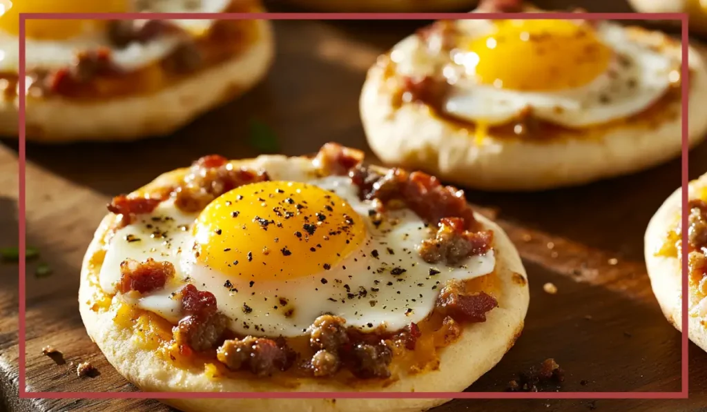 English Muffin Breakfast Pizza