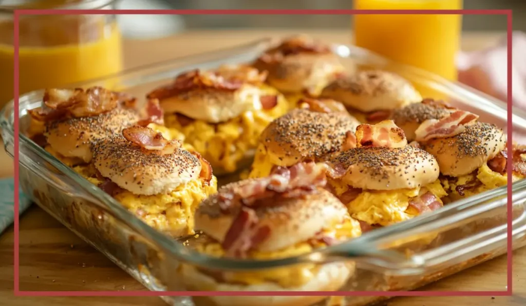Bagel Breakfast Sliders