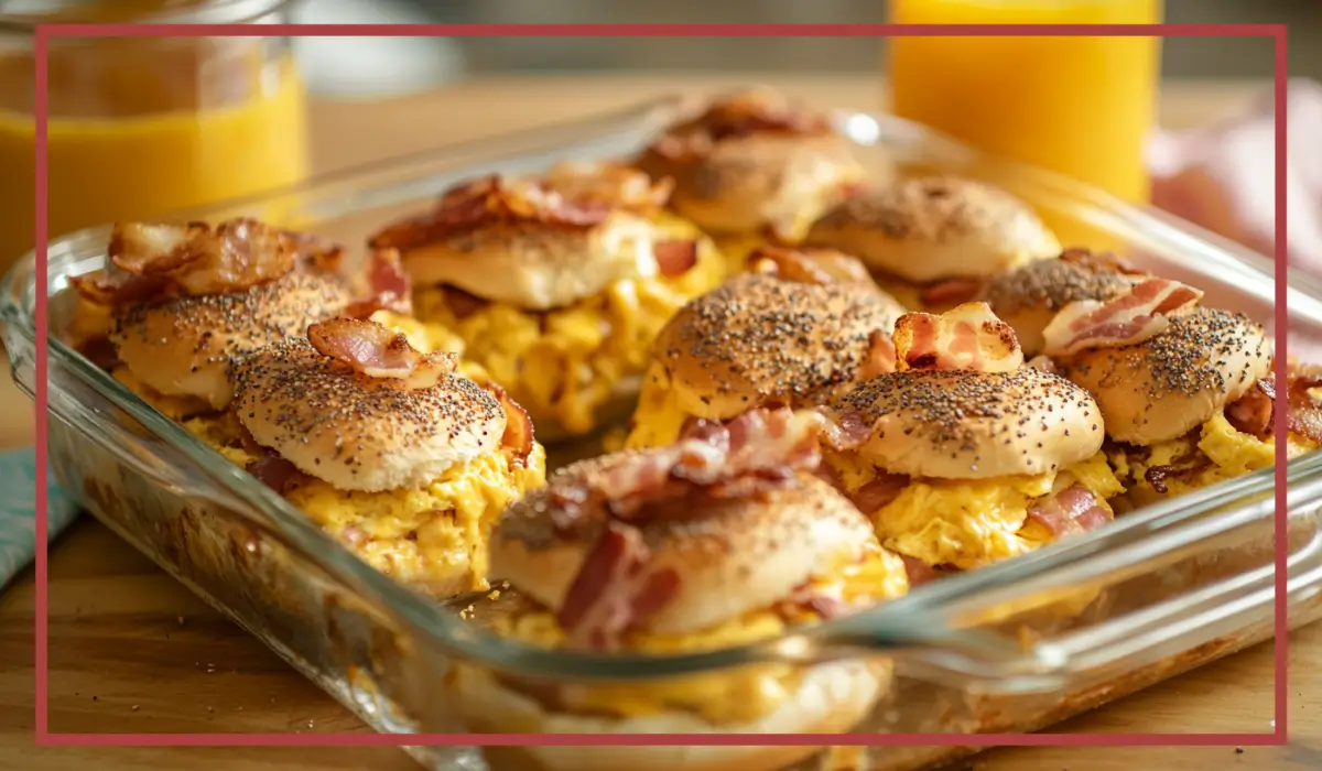Bagel Breakfast Sliders