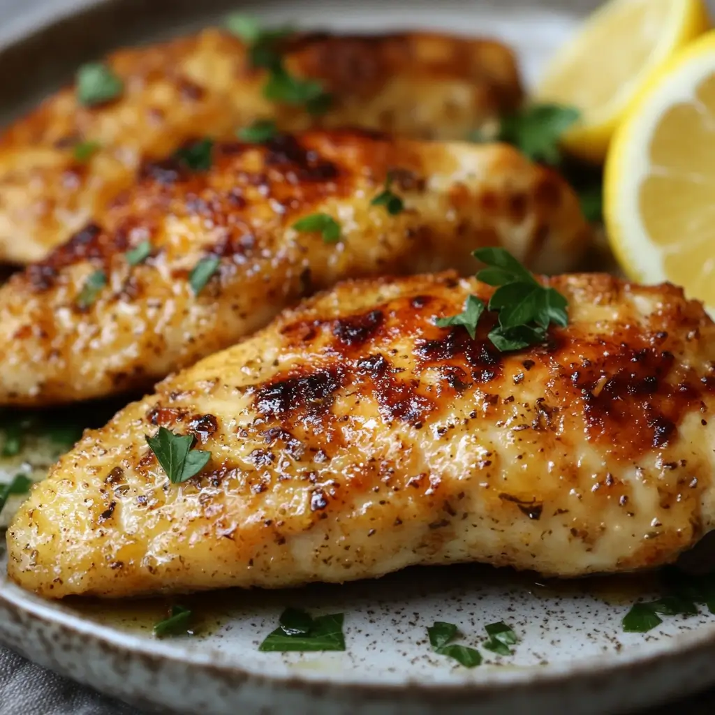 Oven-baked chicken breast