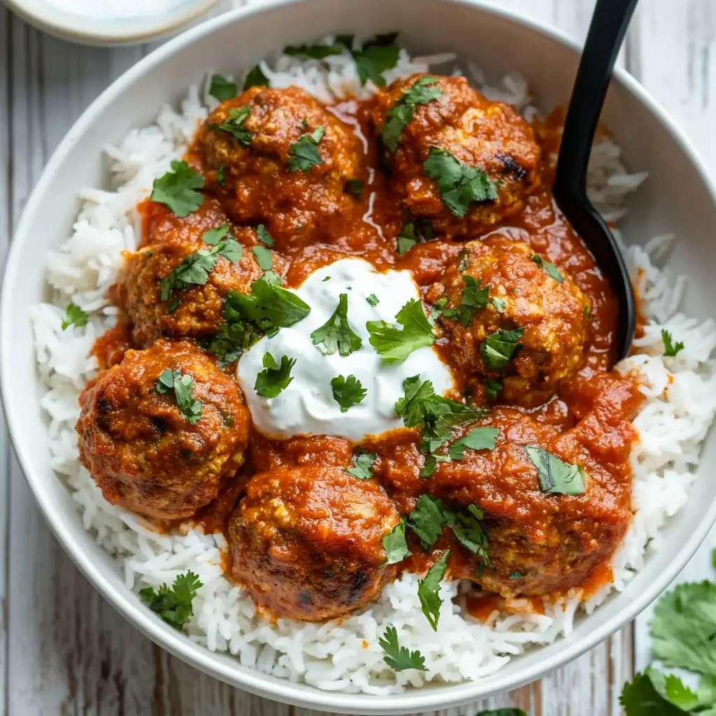 Chicken Tikka Masala Meatballs