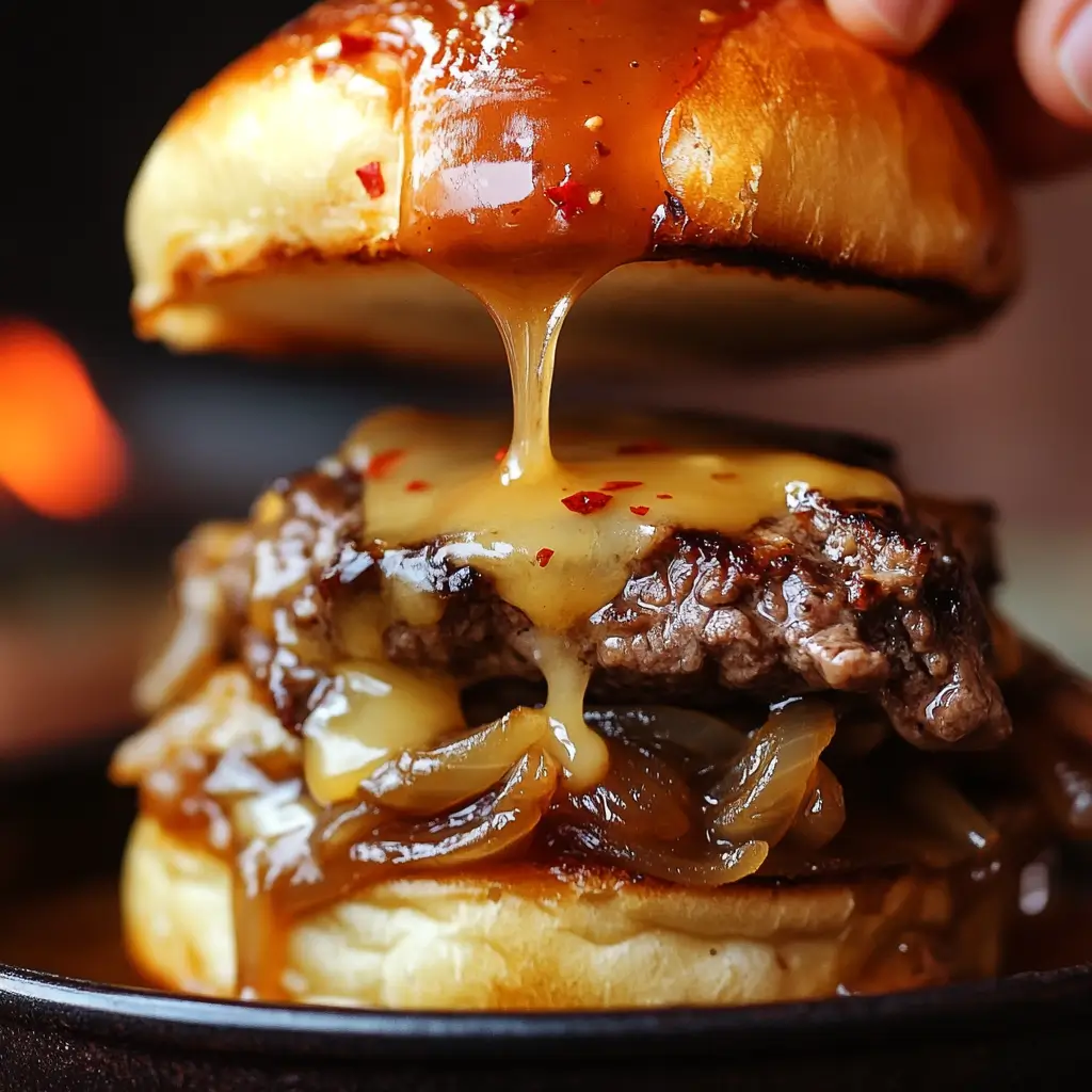 Hot Honey Steak Sliders