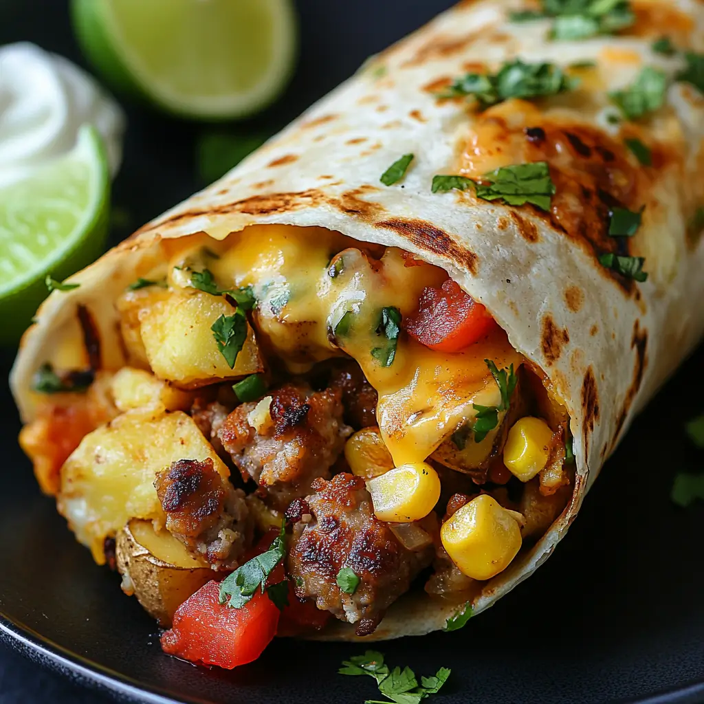 Easy & Quick Breakfast Burritos