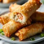 Crab Rangoon Egg Rolls