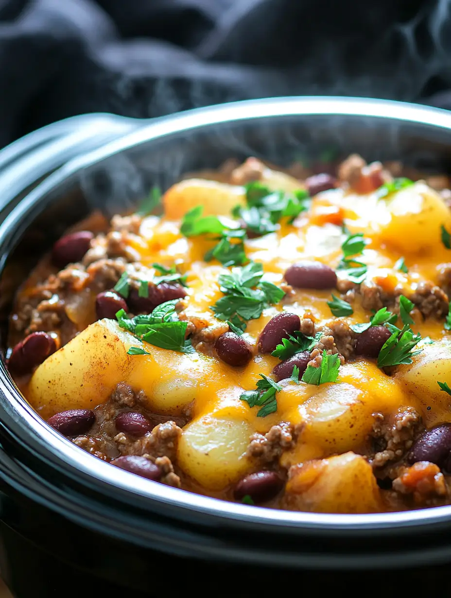 Slow Cooker Cowboy Casserole