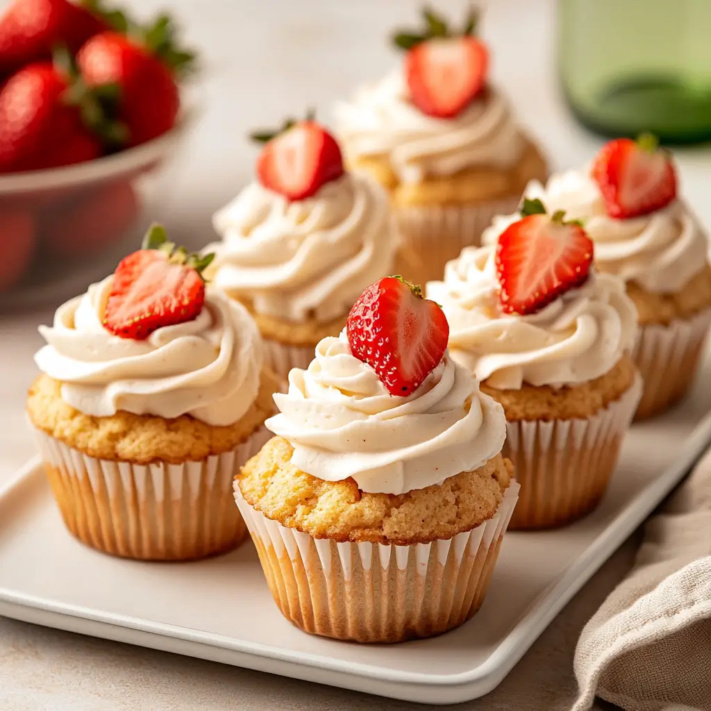 Vegan Strawberry Shortcake Cups