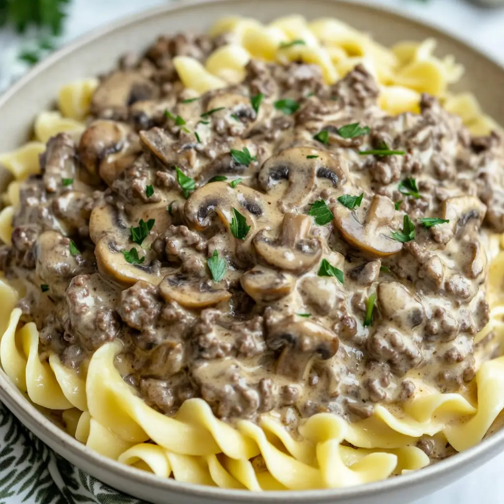 Hamburger Stroganoff Recipe