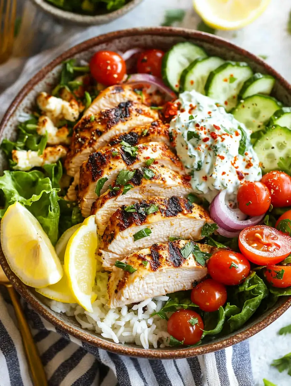 Greek Chicken Bowls