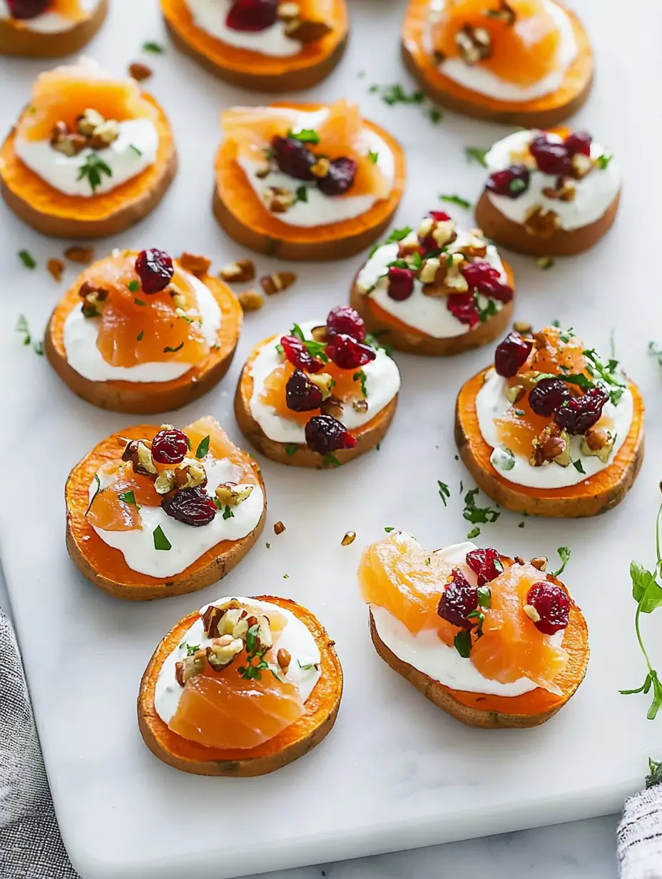  Sweet Potato Crostini
