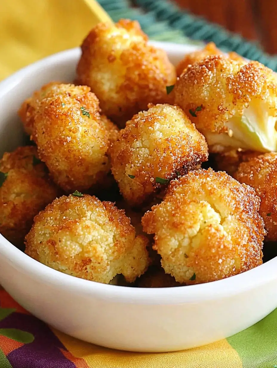 Parmesan Cauliflower Bites