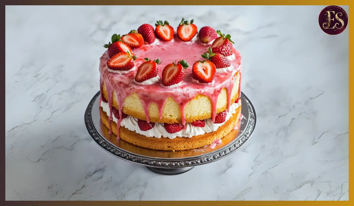 Strawberry Sponge Cake