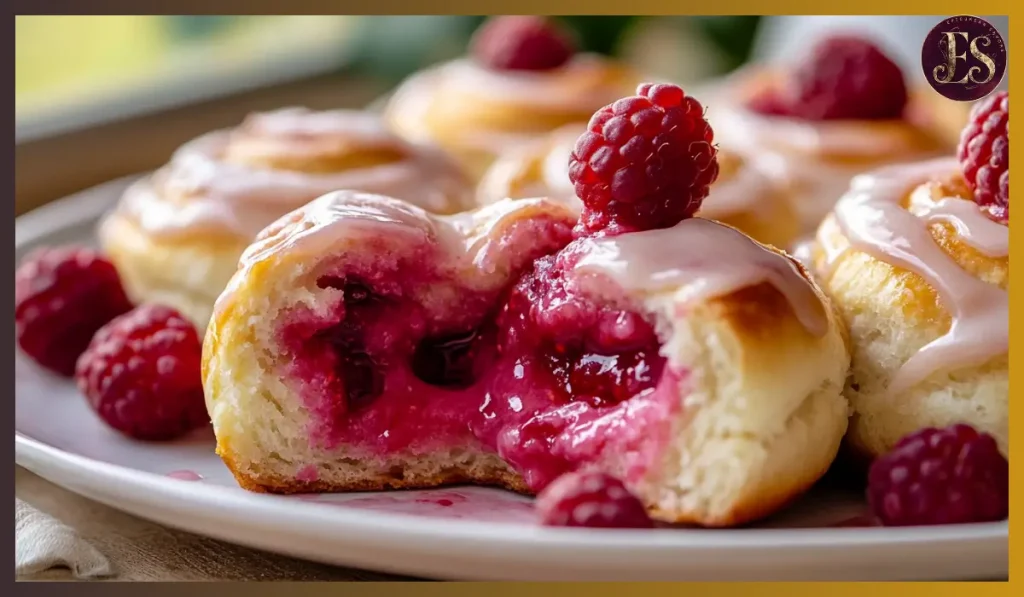 Raspberry Cream Sweet Rolls