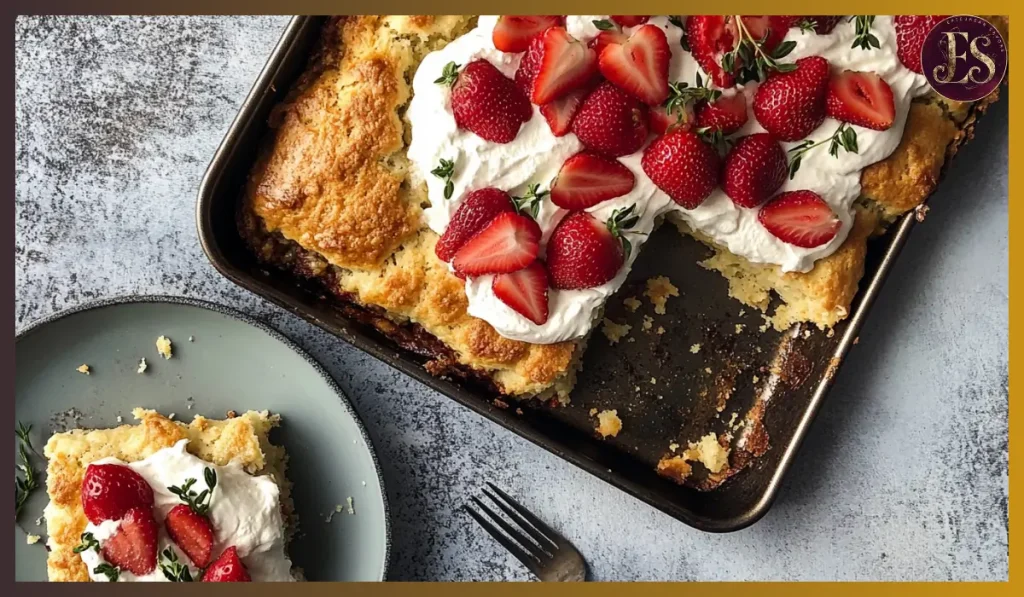 Sheet-Pan Strawberry Shortcake