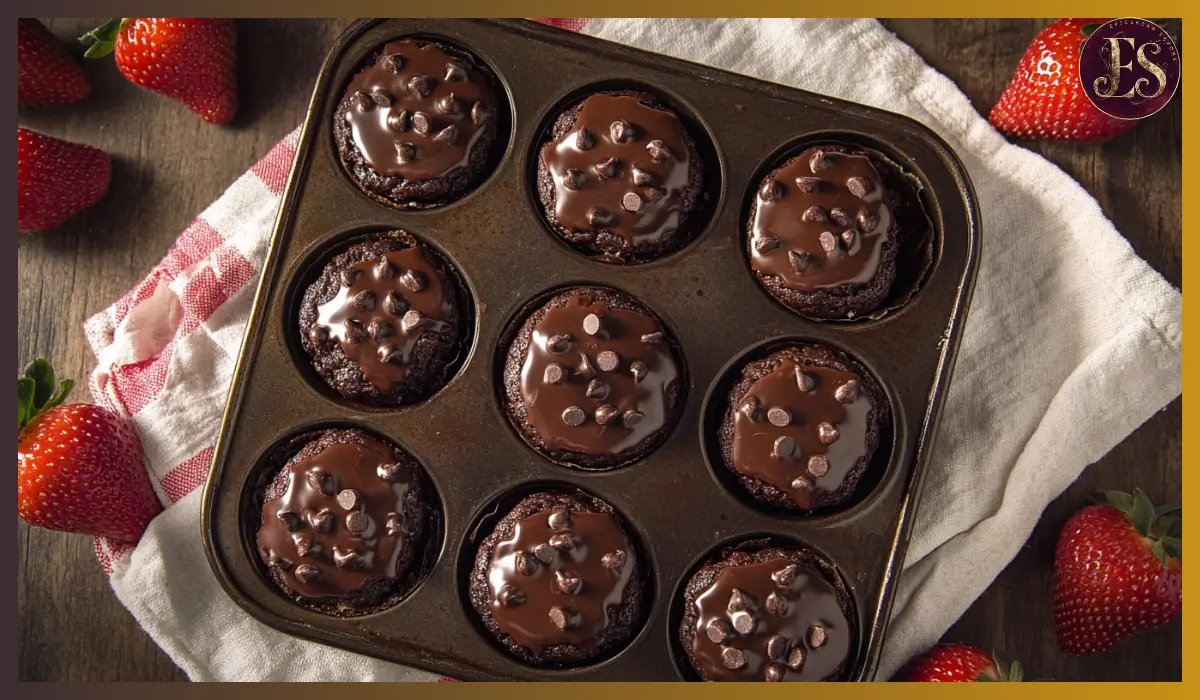 Chocolate Strawberry Muffins