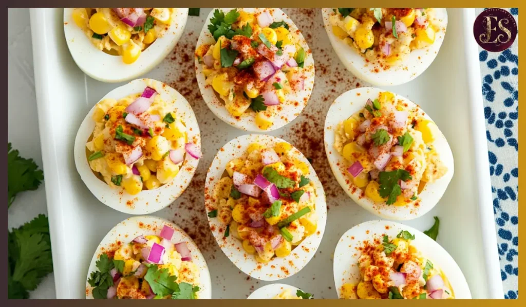 Street Corn Deviled Eggs