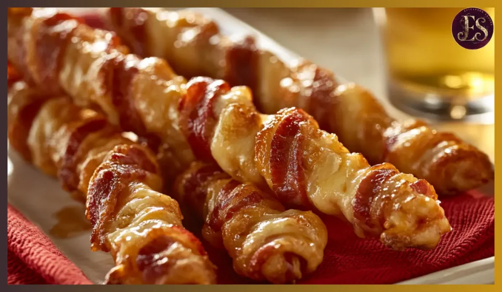 Bacon-Wrapped Cheese Straws