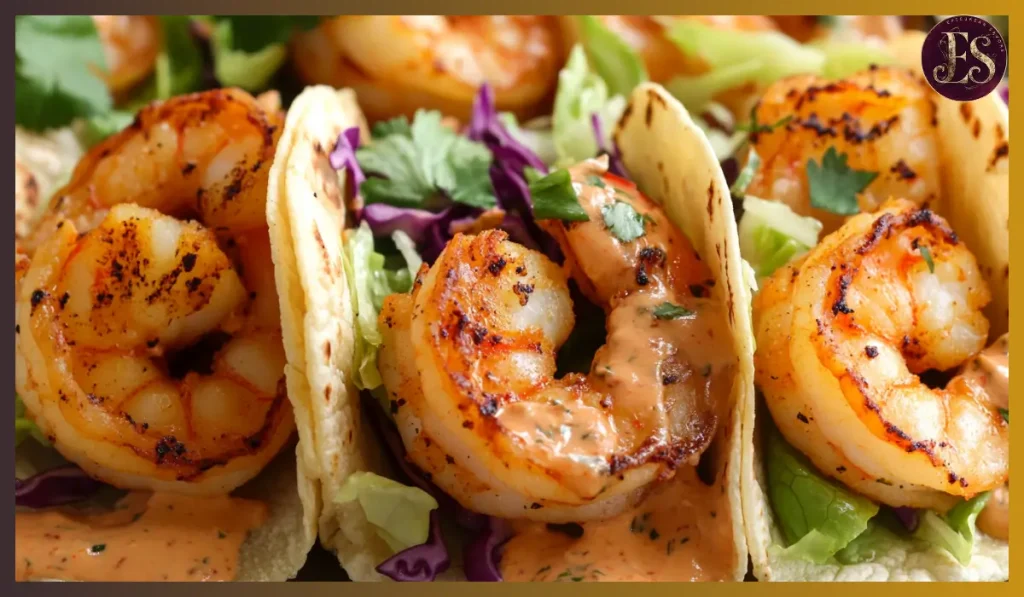 Air fryer shrimp tacos