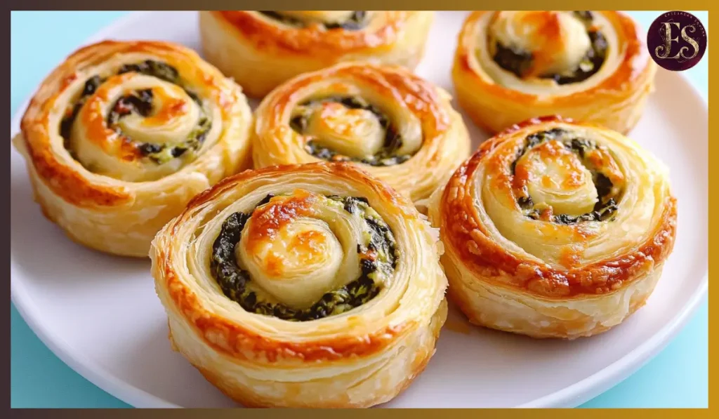Spinach artichoke dip pinwheels
