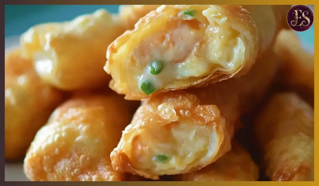 Crab Rangoon Egg Rolls