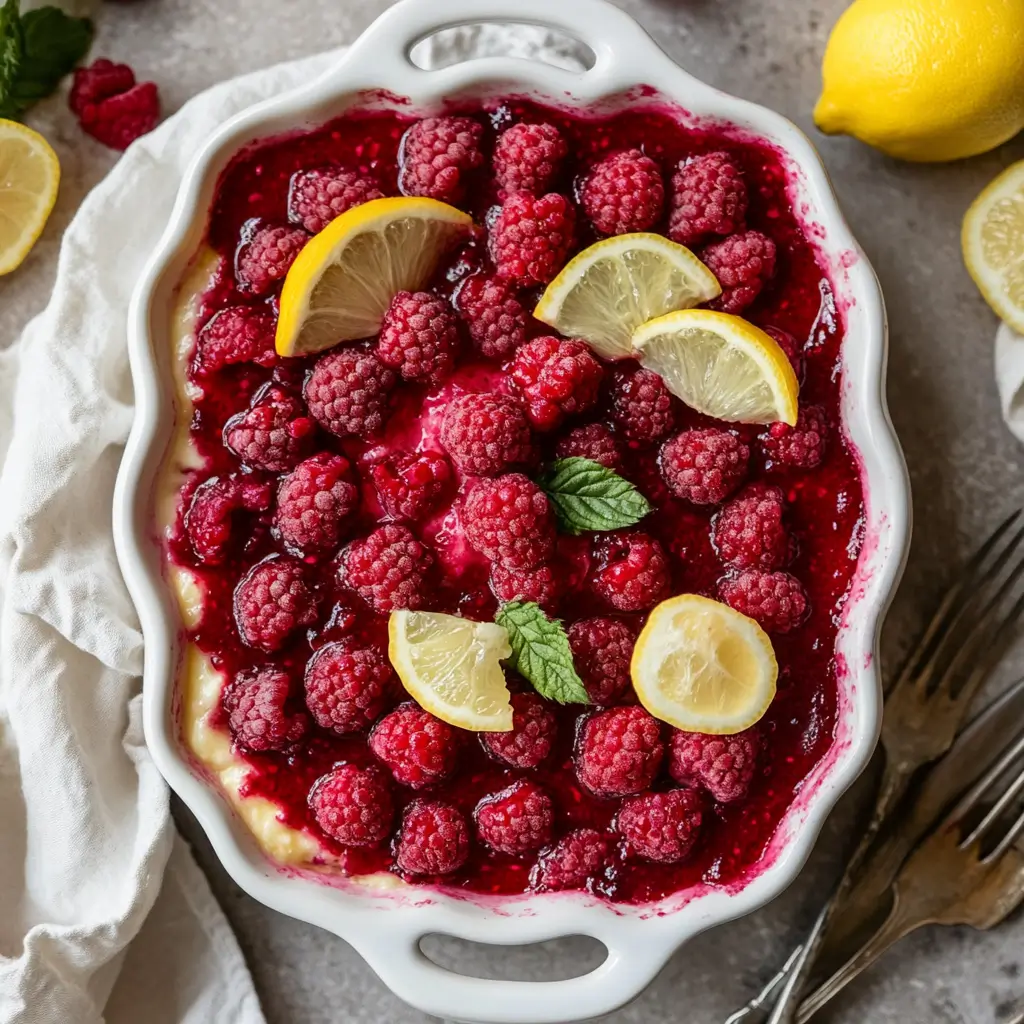 Fresh Raspberry Tiramisu