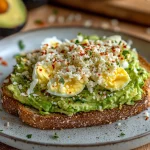 Grated Egg Avocado Toast