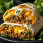 Cheesy Beefy Burrito