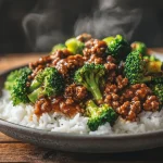 Honey Garlic Ground Beef