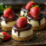 Chocolate Dipped Strawberry Cheesecake