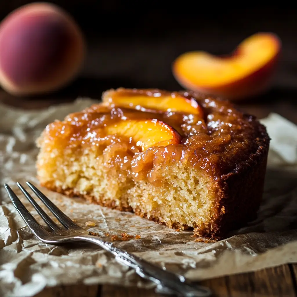 Brown Sugar Peach Cake