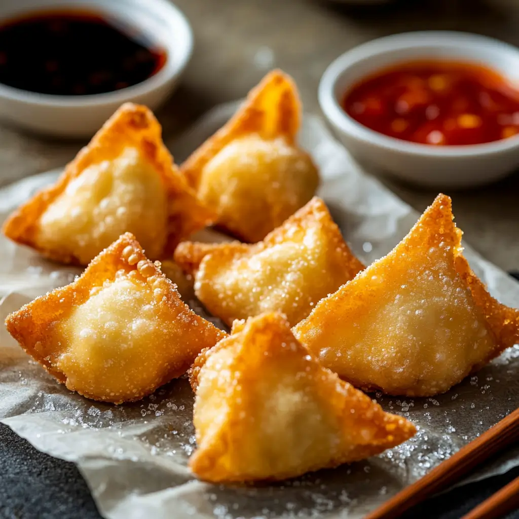 Sweet Cream Cheese Wontons
