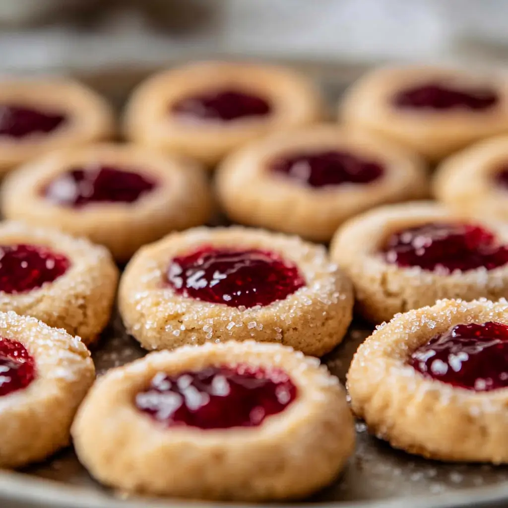 Raspberry Almond Shortbread