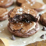 Salted Brownie Cookies