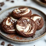 Chocolate Marshmallow Swirl Cookies