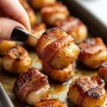 Spicy Bacon-Wrapped Smokies
