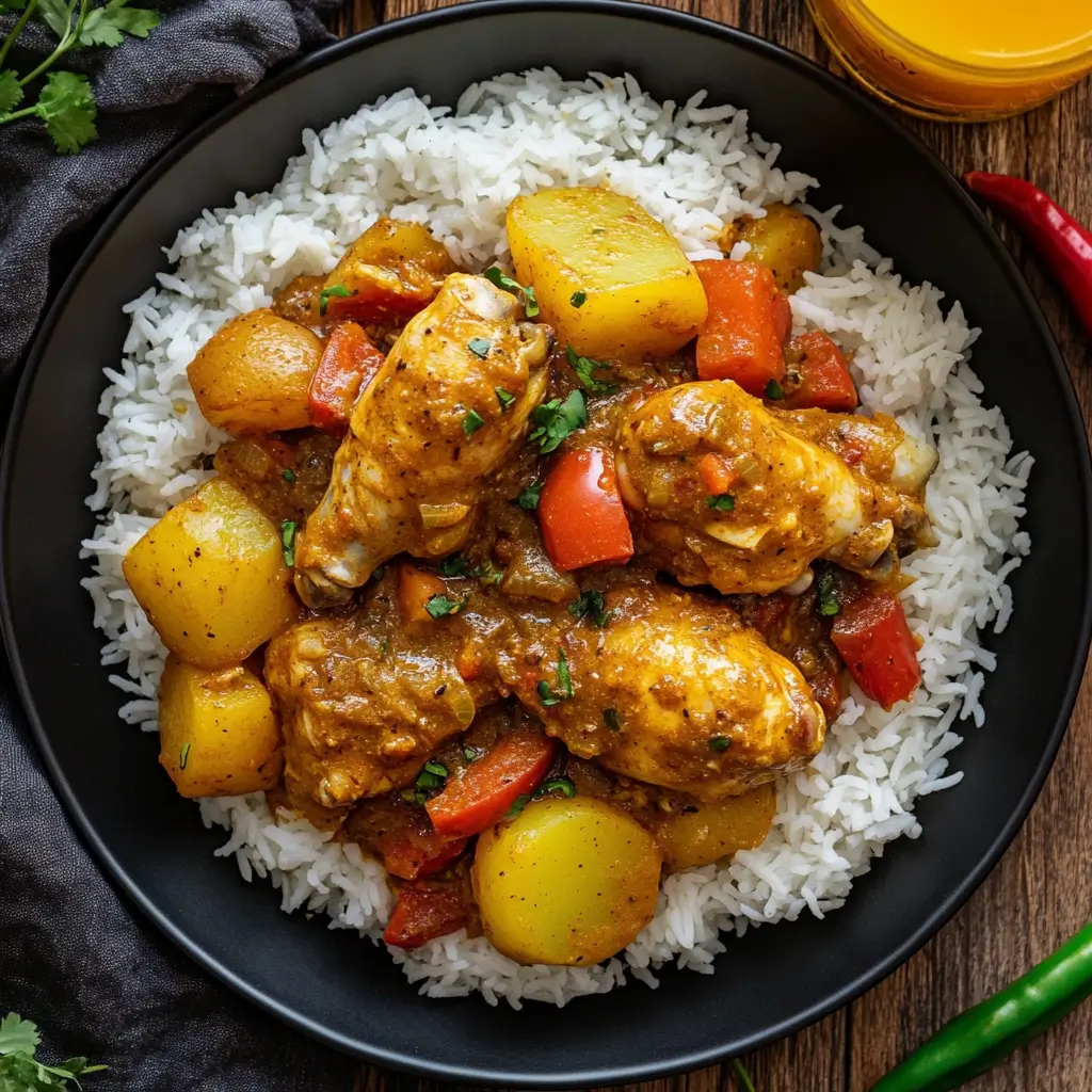 Jamaican curry chicken