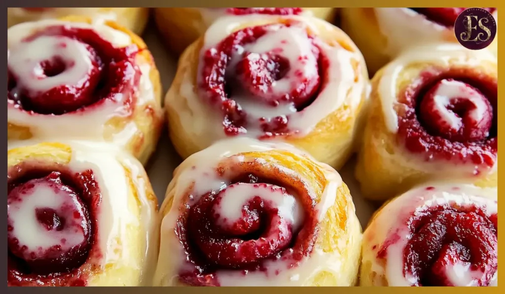 Raspberry Cinnamon Rolls