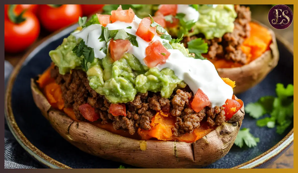 Taco Stuffed Sweet Potatoes