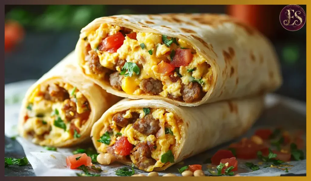 Freezer breakfast burritos