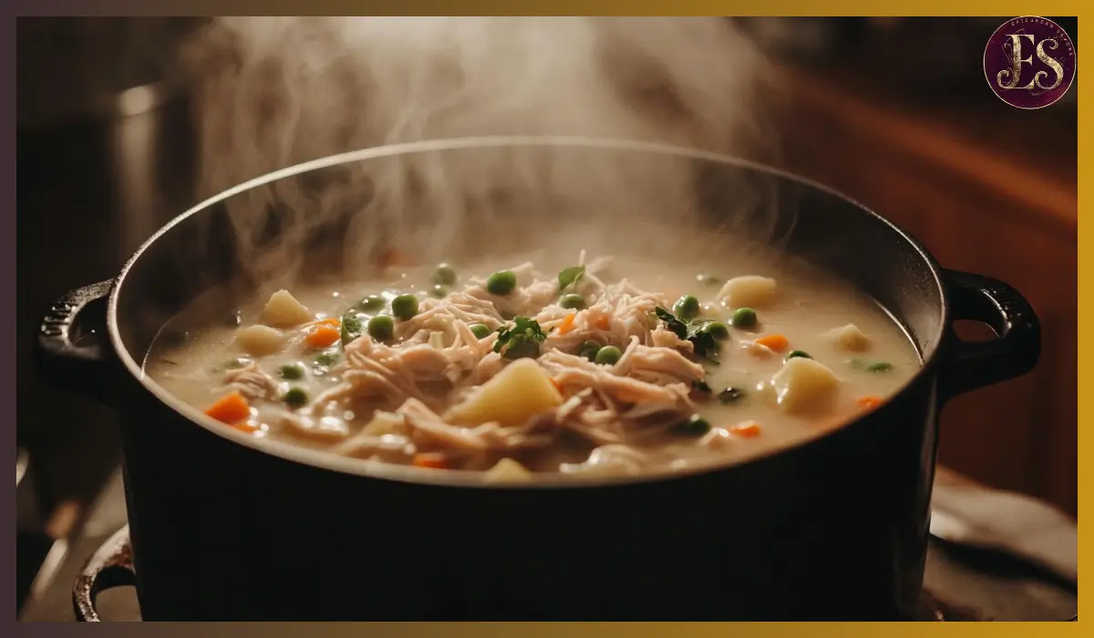 Creamy Leftover Turkey Soup