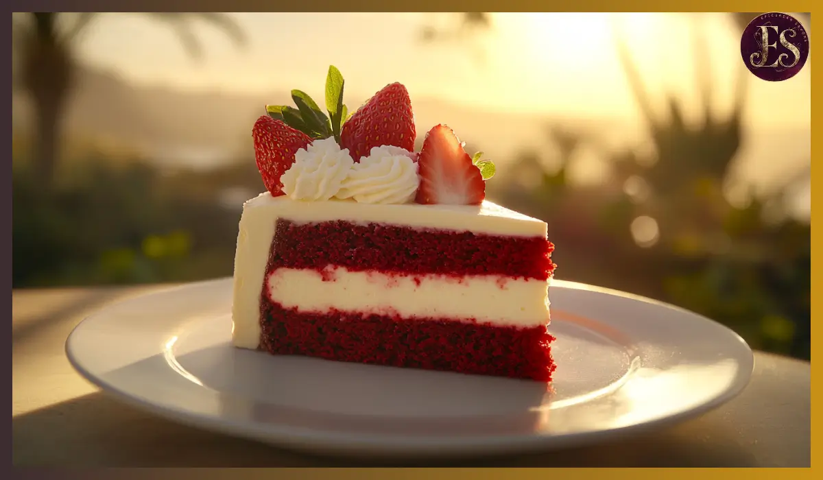 Strawberry Red Velvet Cheesecake