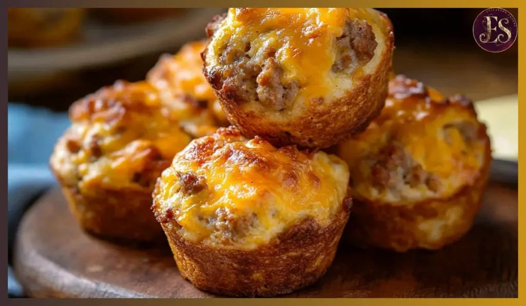 Cheesy Sausage Muffins