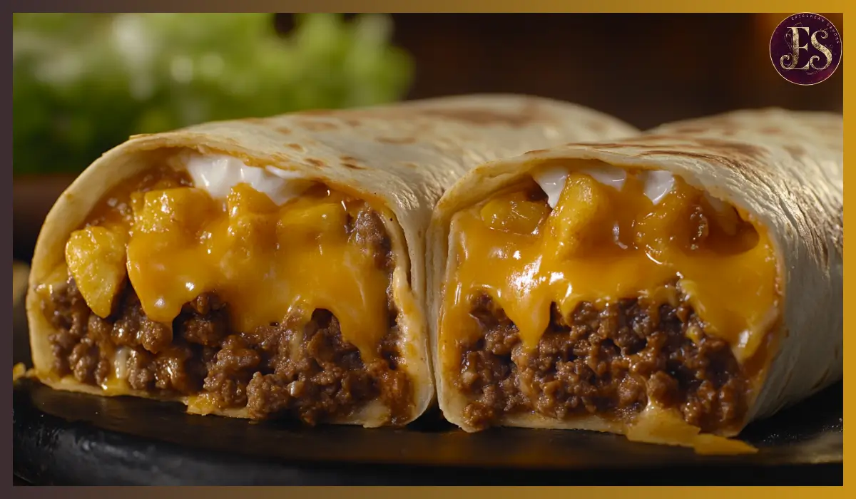 Cheesy Beefy Burrito