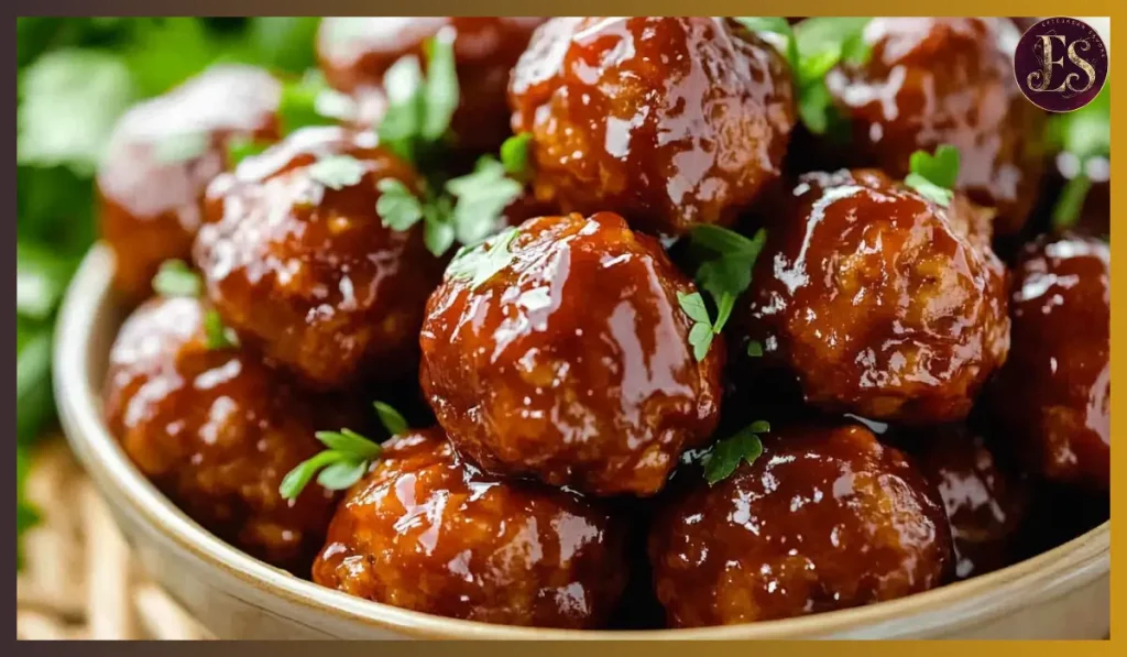 Honey BBQ Crockpot Meatballs
