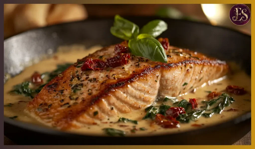 Tuscan Salmon with Parmesan