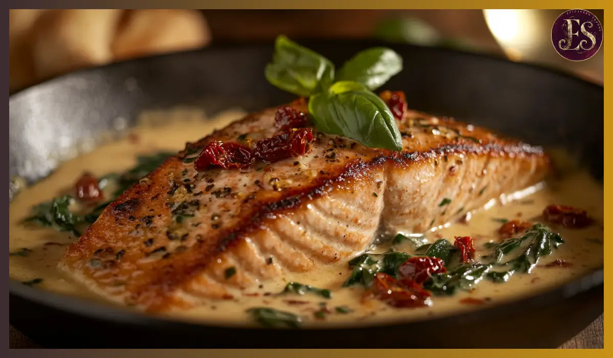 Tuscan Salmon with Parmesan