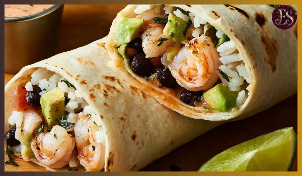 Old Bay Shrimp Burritos